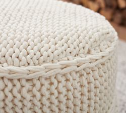 Colossal Handknit Pouf