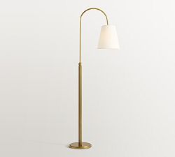 Chambers Metal Adjustable Arc Floor Lamp (62")