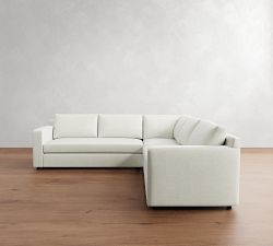 Pacifica Wide Arm 3-Piece L-Shaped Sectional (105"&ndash;109")