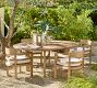 Woodside Round Extendable Outdoor Dining Table (54"-74")