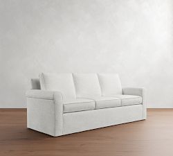 Cameron Roll Arm Slipcovered Sofa (63&quot;&ndash;98&quot;)