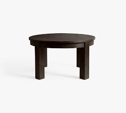 Folsom Round Storage Extendable Dining Table (54"-72")