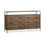 Modern Oak 6-Drawer Dresser