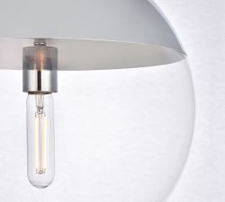 Dorland Glass Globe Pendant  (8"-14")