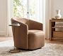 Preston Leather Swivel Chair