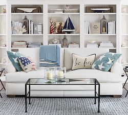 Big Star Applique Pillow Cover