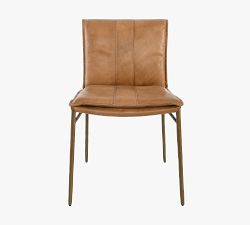 Eugina Leather Dining Chairs - Thumbnail 3