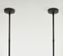 Linen Drum Shade Linear Chandelier (43")