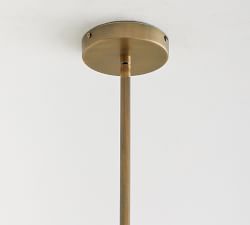 Laurel Glass Pendant (8")