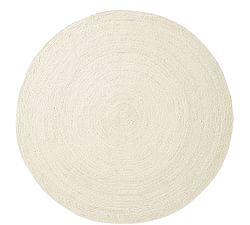 Open Box: Round Hand-Braided Jute Rug