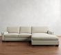 Turner Square Arm Chaise Sectional (103"&ndash;128")