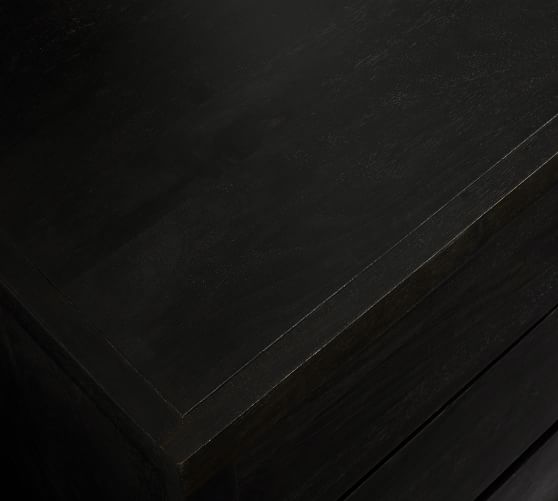 black dresser pottery barn CBJCBJ 31.5" 5 Drawers Dressers, Large Floor Mid-Century Chest of Draw  HLR