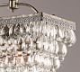 Clarissa Rectangular Crystal Chandelier (30"-40")
