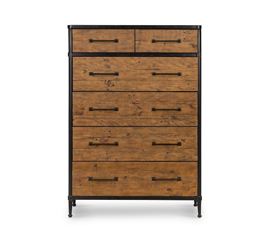 Juno Reclaimed Wood 6-Drawer Tall Dresser (36")
