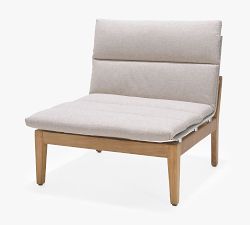Miami Outdoor Teak Side Chair with Cushion