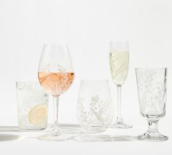 Monique Lhuillier Lily of the Valley Wine Glasses - Set of 4