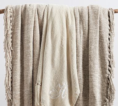 Home Soft Things Crystal Chenille Throw Blanket With Fringe Tassel - Soft Cozy