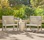 Indio Coastal  Mahogany &amp; Rope Outdoor Lounge Chair