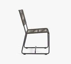 Noe Metal &amp; Rope Outdoor Dining Chair