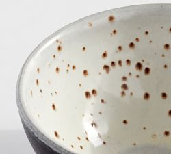 Rustic Speckled Handcrafted Terracotta Cereal Bowls - Set of 4