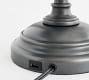 Chelsea Metal Adjustable USB Table Lamp (28"-32")