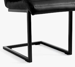 Sabina Armless Leather Desk Chair