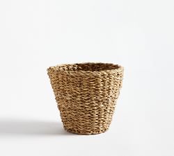 Safi Handwoven Seagrass Outdoor Planters