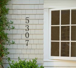 Sansome House Numbers
