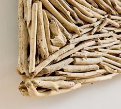Abstract Rectangle Driftwood Panel