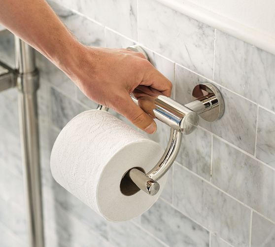 Linden Toilet Paper Holder with Integrated Grab Bar - Thumbnail 4