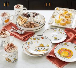Peanuts™ Harvest Mixed Salad Plates - Set of 4