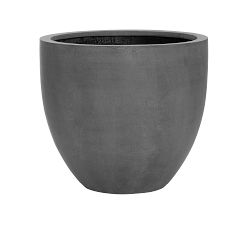 Palma Short Lightweight Handcrafted Fiberstone Indoor/Outdoor Planter