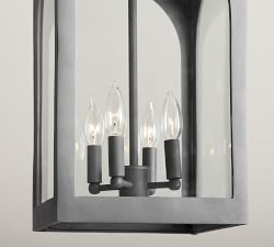 Caleb Outdoor Metal Lantern Pendant (11")