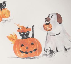 Doug &amp; Friends Stoneware Appetizer Plates - Mixed Set of 4