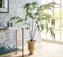 Faux Potted Fern tree