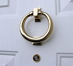 Open Box: Ring Door Knocker - Brass