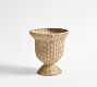 Huntington Rattan Pedestal Vase