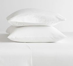 400-Thread-Count Organic Percale Pillowcases - Set of 2