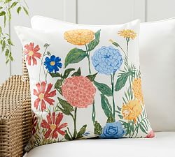 Coralie Floral Outdoor Pillow