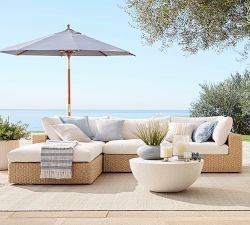 Bolinas Concrete Round Outdoor Coffee Table (36")