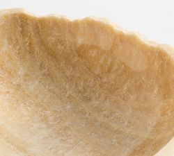 Onyx Stone Pedestal Bowl