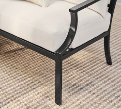 Riviera Metal Outdoor Sofa (63")