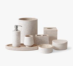 Open Box:  Camilo Limestone Bathroom Accessories