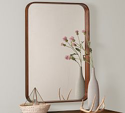Danica Wooden Rectangular Wall Mirror