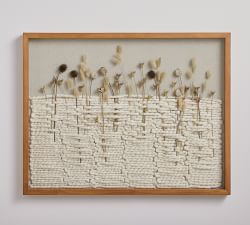 Dried Woven Botanical Shadow Box