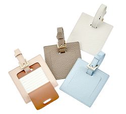 Emery Leather Luggage Tag