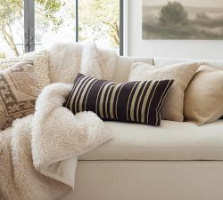 Erwin Striped Lumbar Pillow Cover