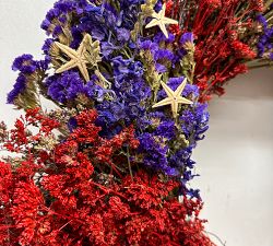 Handmade Dried Liberty Flower Wreath