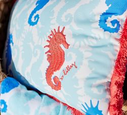 Lilly Pulitzer Hold Your Horses Fringe Trim Outdoor Pillow