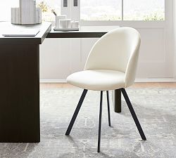 Luka Upholstered Swivel Desk Chair